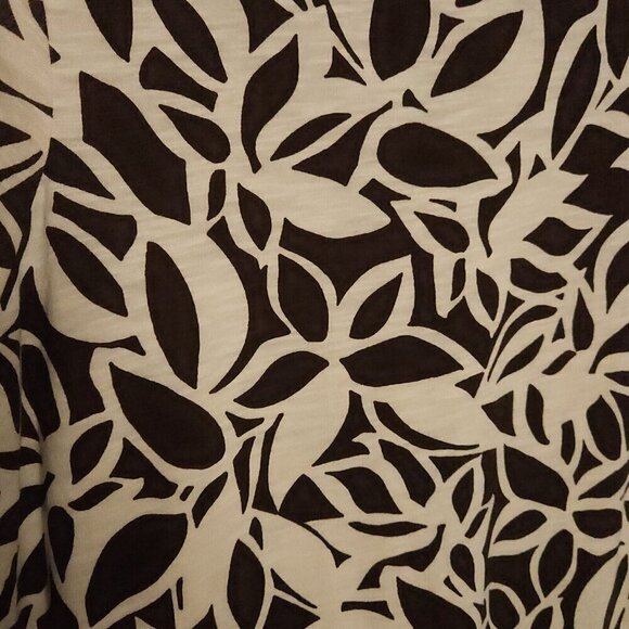 Sanctuary Tan Brown Floral Cap Sleeve Shirt Dress Medium - Picture 3 of 6